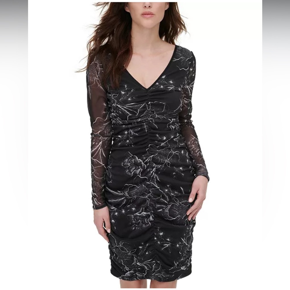 Guess floral, bodycon dress!
